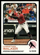 2022 Topps Heritage Christian Walker Arizona Diamondbacks #365