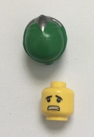 LEGO Ninjago Lloyd ZX Minifigure Weapons & Spinner from set 9574