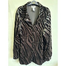 Vintage Velvet Top Blouse Plus Size 2X / 1X A...