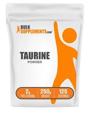 BulkSupplements.com Taurine Powder Taurine Supplement For Energy 250 Grams