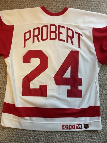 Authentic CCM ultrafill Bob Probert, Detroit Red Wings jersey size 48 rare!