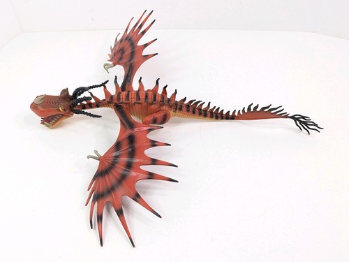How to Train Your Dragon 15" Monstrous Nightmare Hookfang 2012 Figure - Picture 4 of 24