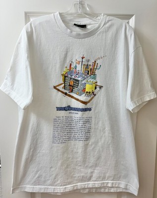The Hundreds Roald Dahl Willy Wonka Candy Factory Graphic T-Shirt White XL