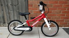 Woom 2 Kids Bike – Red -Excellent Condition – Lightweight 14” Bike Ex-display