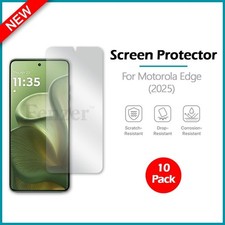 10-Pack LCD Clear HD Hydrogel Screen Phone Protector for Motorola Edge 2025 