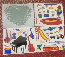 Vintage Lot Of 4 Mrs Grossman’s Maxi Sticker Sheets #3