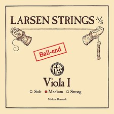 Larsen Strings Original Viola A String 15 to 16-1/2 in., Medium Steel, Ball End