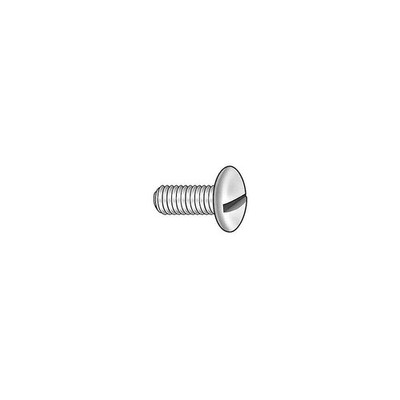 GRAINGER APPROVED U24861.016.0050 MS,#8-32,Zinc Plated,1/2L,SLT,100PK 2EE79