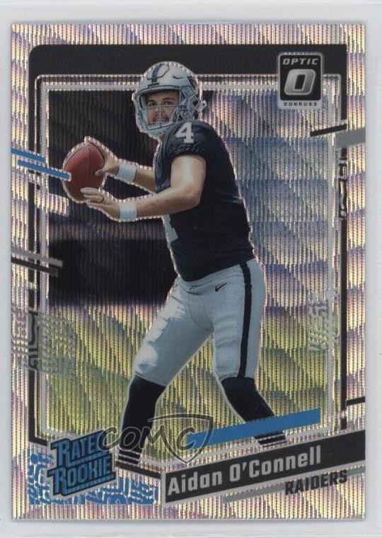 2023 Panini Donruss Optic Rated Rookie Wave Prizm /300 Aidan O'Connell #258 1p1a