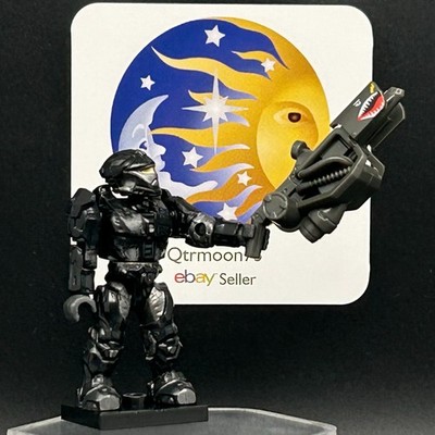 HALO Mega Bloks CLASSIC SPARTAN RECON (black) FIGURE 96942 UNSC Elephant 2011