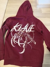 Unisex Hoodie Burgunderrot Gr. S Pullover Gra...