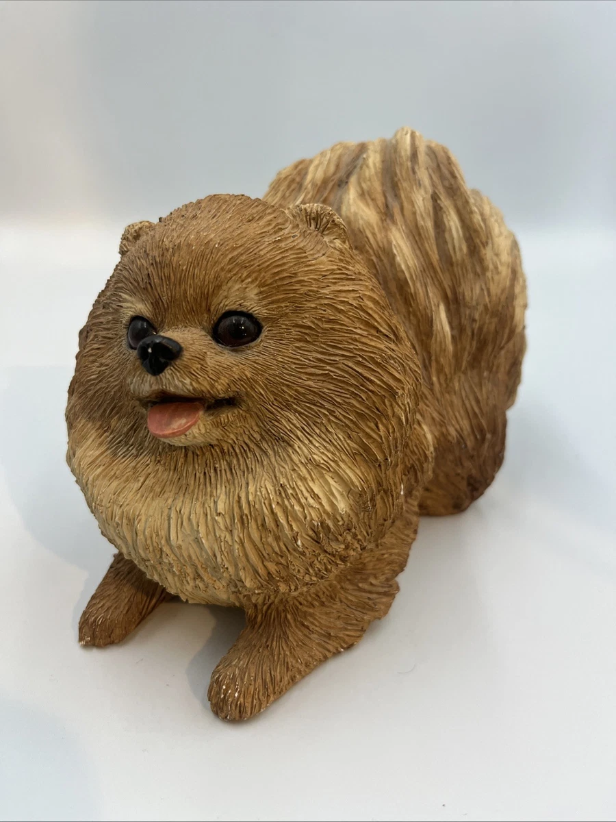 SANDICAST　ポメラニアン　Pomeranian　置物　フィギュア　ミニ Amazon.com: 2.95 inches Small Resin Pomeranian Figurine Gifts