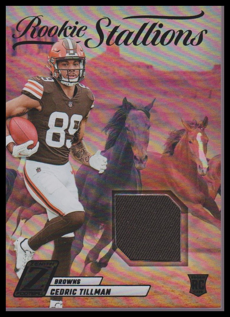 Cedric Tillman Panini Zenith Rookie Stallions Memorabilia #RSCTN Base