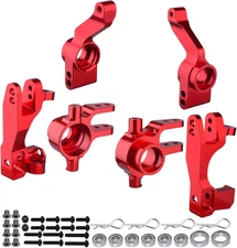 Aluminum Steering Knuckle Caster Blocks C-Hubs Stub Axle Carriers Upgrades for 1