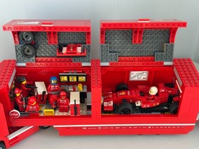 LEGO F14 T & Scuderia Ferrari Truck 75913 Speed Champions Complete Retired Set