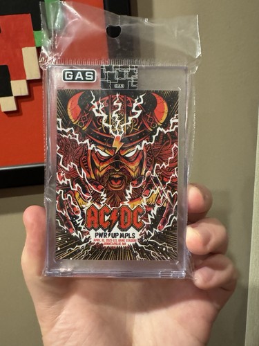 AC/DC Minneapolis Trading Card PWR UP Tour 2025 Minnesota Official ...