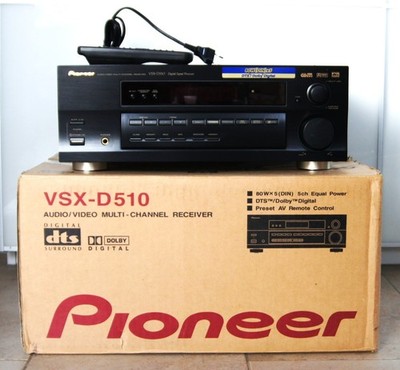 Pioneer VSX-D510 MYXJIEW Dolby Digital V-Receiver HiFi Verstärker OVP Neuwertig