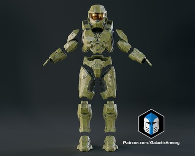 Master Chief - Mark VI Gen3 Spartan Armour (ohne Helm) - Galactic Armory - DIY
