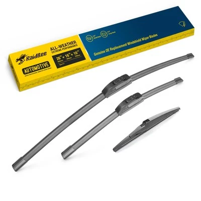 RAIDBEE Toyota Rav4 Wiper Blades 26"/16"/10" Replacement 2013-2018 Original Quality