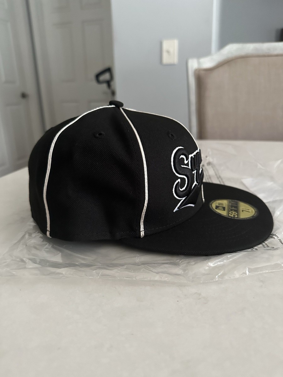 Size 7 1/4 Supreme SS25 Piping Script Logo New Era Cap Hat