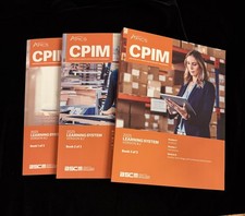 3 Brand New 2025 Apics CPIM Learning System B...