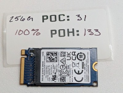 256GB NVMe Solid State Drive Lenovo PN SSS0L24790 Kioxia