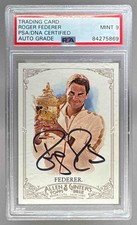 84275869 Roger Federer 2012 Topps Allen & Ginter #157 On Card Auto PSA DNA 9