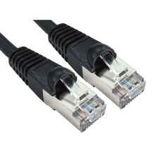 Cables Direct 10m Cat6a RJ45 Ethernet Network Patch Cable Black ART-110K