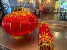 Chinese traditional red lanterns for parties and Chinese New Year