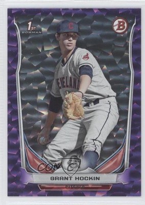 2014 Bowman Draft Purple Ice 85/99 Grant Hockin #DP58 0l2