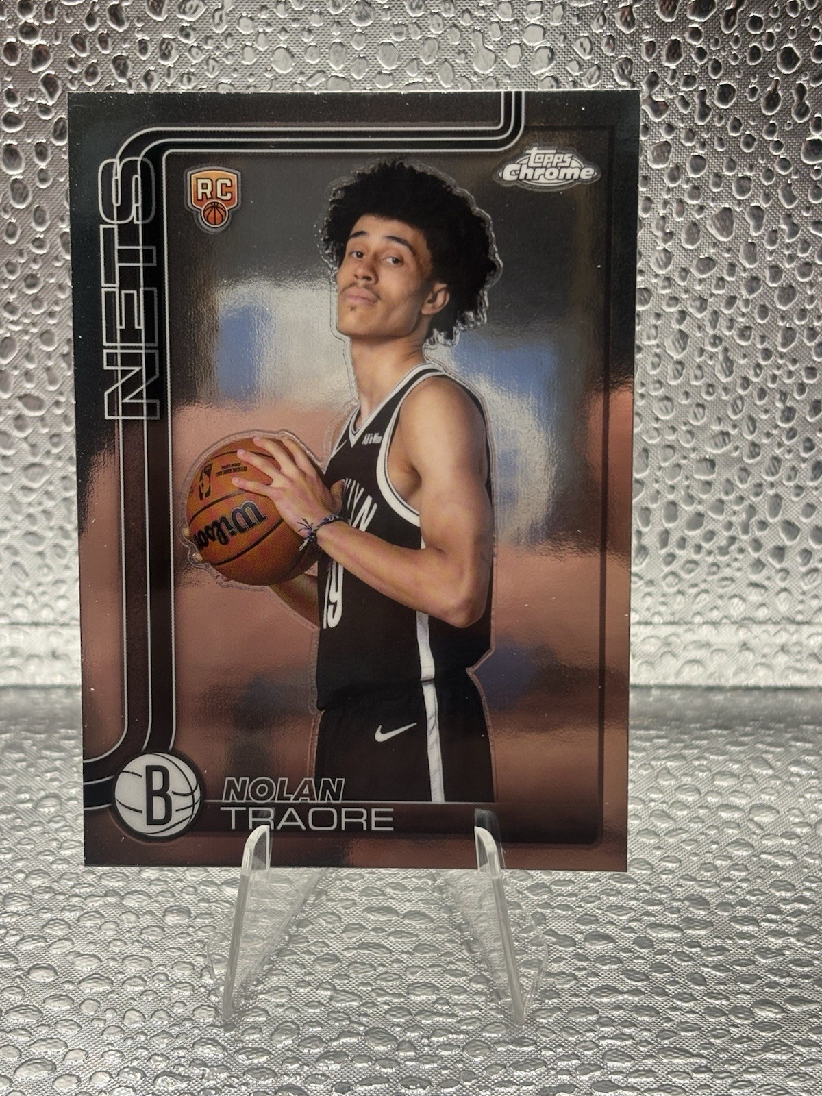 Nolan Traore 2025-26 Topps Chrome #269 Nets Image Variation RC Rookie