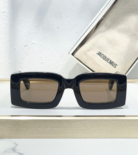 Retro Rectangle Sunglasses UV400 Fashion Thick Frame Shades Vintage Eyewear Unis