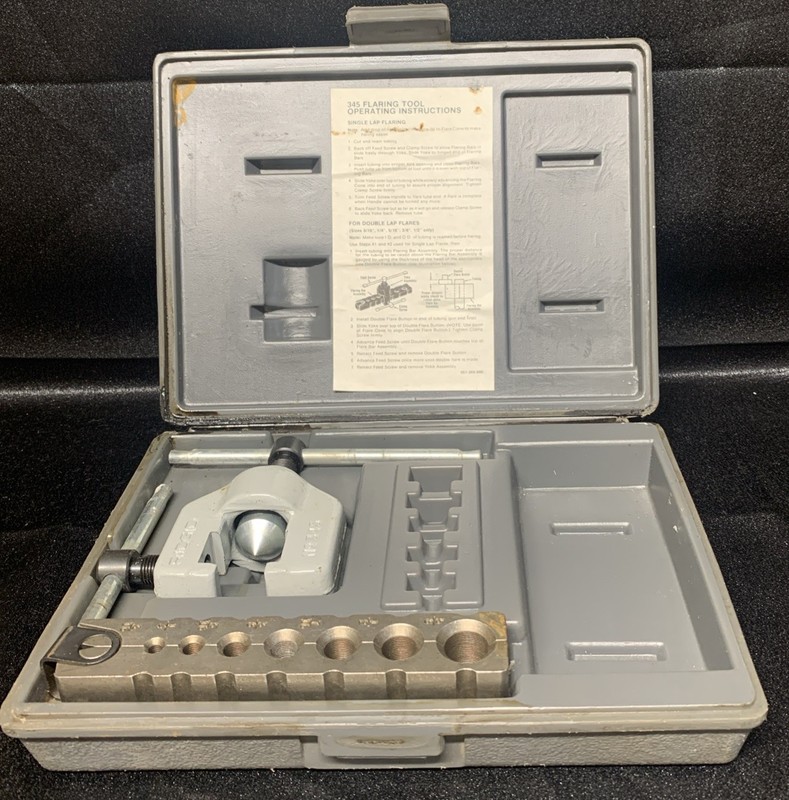 RIDGID 345 FLARING TOOL WITH PLASTIC CASE