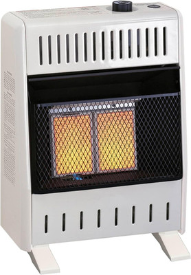Heating Liquid Propane Ventless Infrared Plaque Heater with Base Feet - 10,000 B