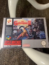 Super Nintendo Super Castlevania 4 Snes Boxed With Protector - No Manual