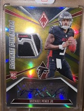 2024 PANINI GOLD RPA /10 Michael Penix Jr AUTOGRAPH ROOKIE PHENOMS RC Encased