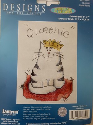 NEW  Design Works  Counted Cross-Stitch Kit 5'' X 7'' Queenie