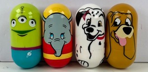 Disney Parks 2005-2006 Happiest Celebration Wobble Figures Lot of 4 Kellogg’s