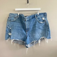 Abercrombie & Fitch The 4" Mom Short High Rise Size 22