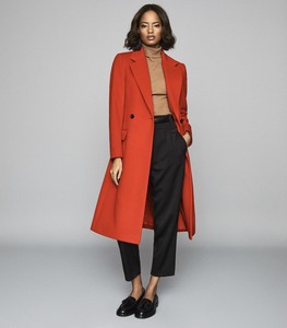 reiss raspberry coat