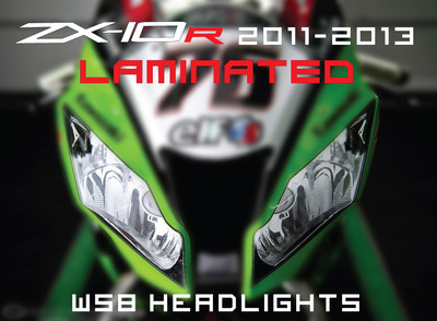ZX-10R 11-13 for Kawasaki Headlight sticker set WSB racing