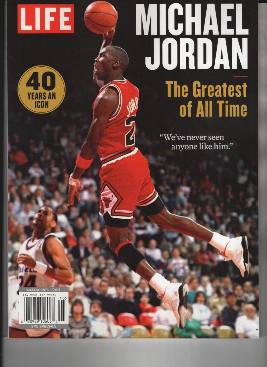 マイケルジョーダンの雑誌 MICHAEL JORDAN GREATEST OF ALL TIME LIFE MAGAZINE 2024 40