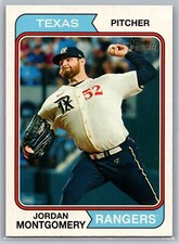 Jordan Montgomery 2023 Topps Heritage BASEBALL #609 Texas Rangers