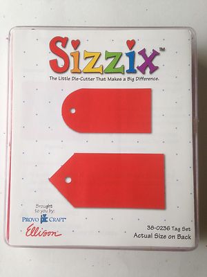 Sizzix Die Cutter Tag Set 38-0236 Ellison Die Cut