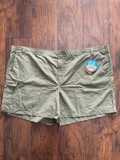 COLUMBIA Men  s Bahama Green Shorts UPF 50 Cargo Pocket Sz 6X 6  Inseam NWT
