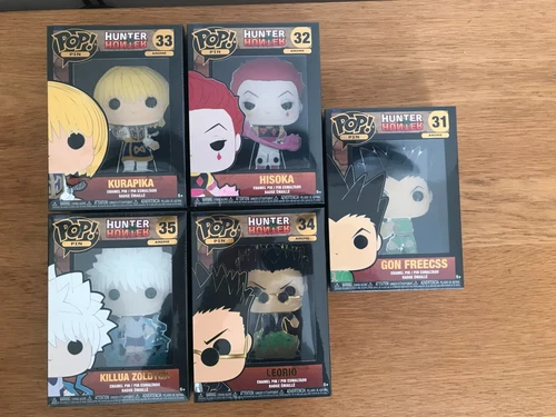 Funko pop pin hunter x hunter bundle