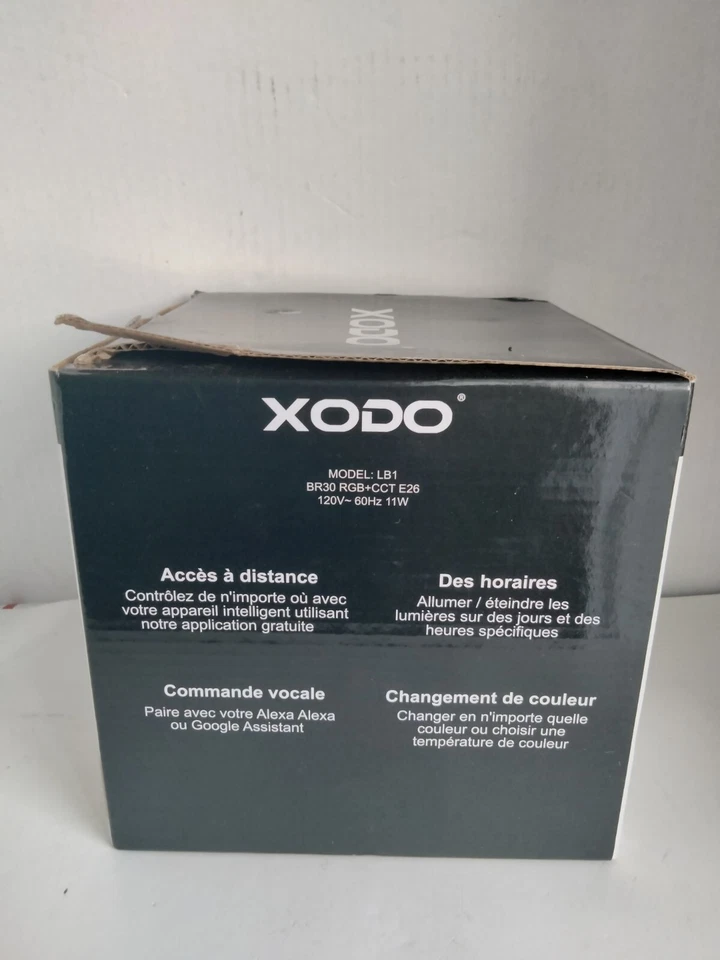 XODO LB1 Smart WiFi BR30 E26 Dimmable Light Bulb - 11W (75W Equivalent) 900L - Image 4 of 4