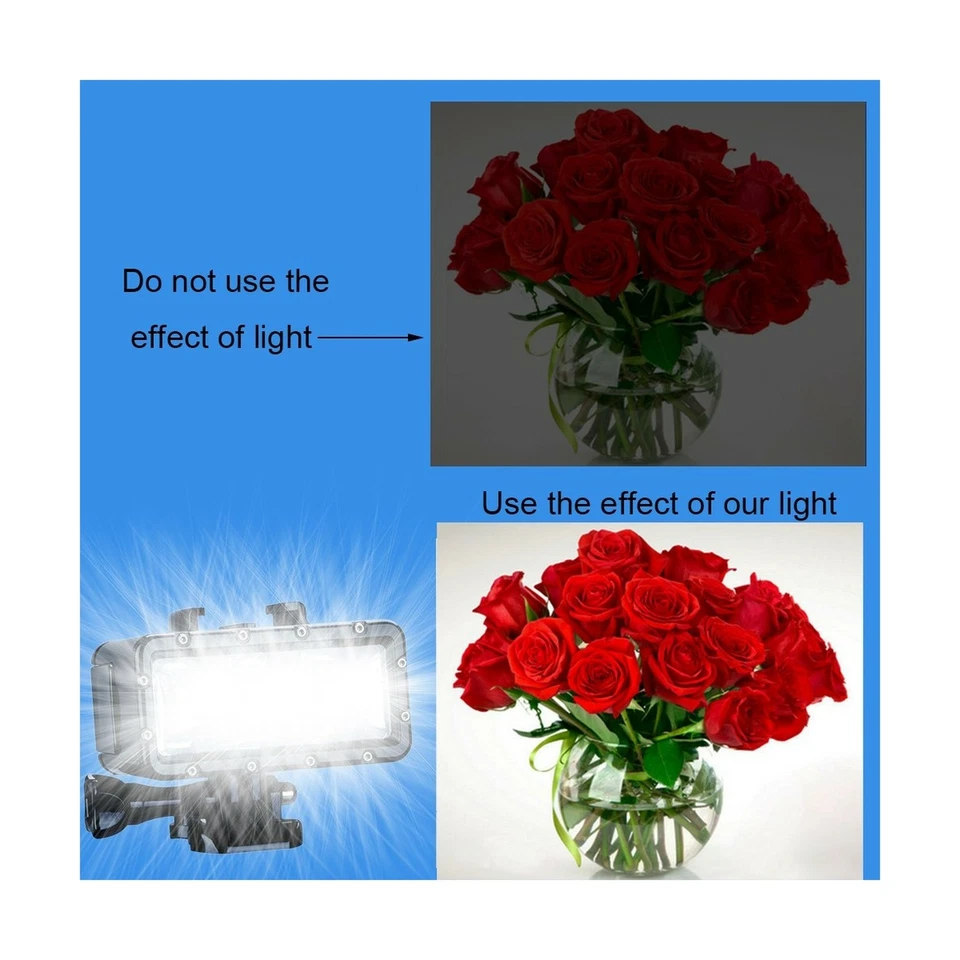 Suptig High Power Dimmable Waterproof Diving Underwater LED Video Camera Lights - Image 2 of 4