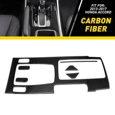 Gear Shift Panel Sticker Carbon Fiber Accessories For 2013-2017 Honda Accord E