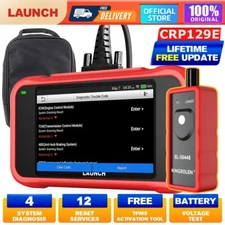 2025 Launch CRP129E V2.0 OBD2 Scanner Engine SRS ABS SAS TPMS Diagnostic Tool